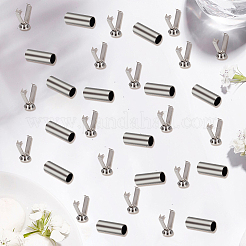 50 Stück abnehmbare Kordelstopper aus Legierung.&nbsp;FIND-CP0003-49