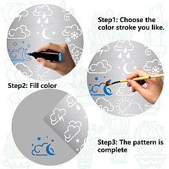 Трафареты для штампов из нержавеющей стали DIY-WH0238-116