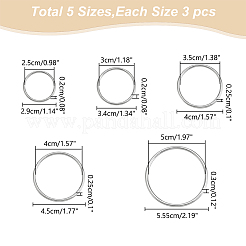 15 шт. 5 соединительных кольца из сплава&nbsp;FIND-WR0010-86