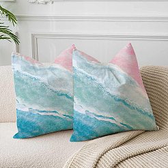 Квадратная наволочка из полиэстера&nbsp;AJEW-WH20080-67A