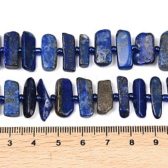 Нитки бусины из натурального ляписа-лазури&nbsp;G-K393-B05