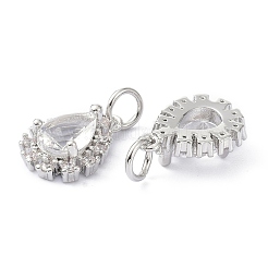 Латунь подвески циркония кубической&nbsp;ZIRC-C022-10P