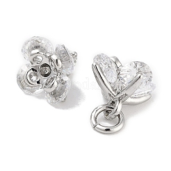 Латунные микро проложить кубического циркония подвески&nbsp;KK-C051-14P-02