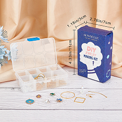 Наборы для изготовления сережек с подвесками своими руками&nbsp;DIY-SC0013-95