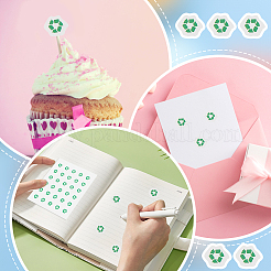 Круглые точечные декоративные наклейки из ПВХ DIY-WH0423-008