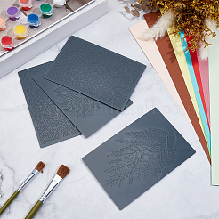 4 Stück Rillplatten-Sets aus PP-Kunststoff&nbsp;FIND-GF0008-75