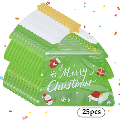 25 шт. новогодняя елка питомец с полицейским печеньем пакеты для хранения застежка-молния&nbsp;ABAG-SP0001-52