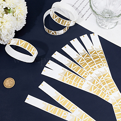 100шт одноразовые бумажные браслеты&nbsp;BJEW-CN0001-10A