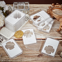 Caja de almacenamiento de monedas de plástico&nbsp;AJEW-WH0009-74B