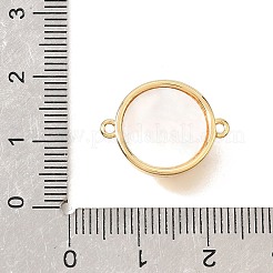 Anhänger aus Messing mit flachen&nbsp;KK-N289-16G-01
