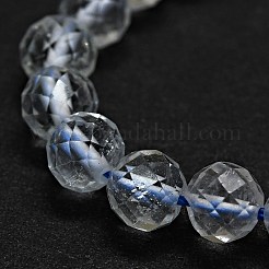 Бусины из натурального белого топаза G-G927-43