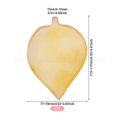 1 Stück Farbpalette aus Kunstharz-Achatimitat&nbsp;MRMJ-TA0001-47F