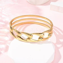 Браслеты из нержавеющей стали 304&nbsp;BJEW-G749-03G