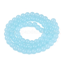 Nachahmung Jade Glasperlen &nbsp;GLAA-T032-J6mm-07
