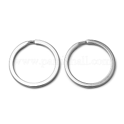 アイアン製キーリング  キーホルダー留め金のパーツ  プラチナ  33mm&nbsp;LS-E335-3