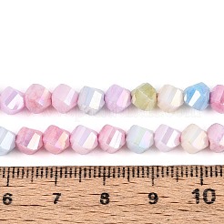 Антикоррозийные гальванические стеклянные бусины&nbsp;GLAA-T025-6mm-14I