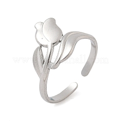 Кольца-манжеты из нержавеющей стали 304 для женщин RJEW-A079-12C-P