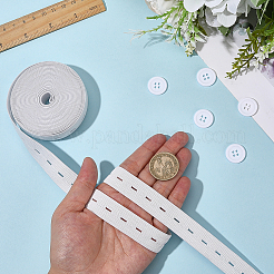 5м плоский эластичный шнур/тесьма с петлей&nbsp;DIY-CY0002-13A