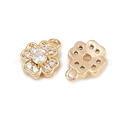 Colgante micropavé cubic zirconia de latón&nbsp;KK-K407-35G-01