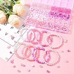 Набор для самостоятельного изготовления украшений в розовой цветовой гамме&nbsp;DIY-FS0008-78