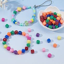 300шт акриловые бусины&nbsp;OACR-DC0001-56