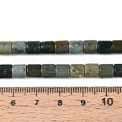 Нити бусин из натурального нефрита шушан G-T141-91A