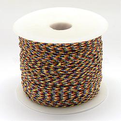 Nylon Thread, Colorful, 1.0mm, about 109.36 yards(100m)/roll