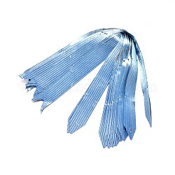 Handmade Elastic Packaging Ribbon Bows, Festival Valentines Day Gifts Box Package Decorations, Cornflower Blue, 350x18mm, 10pcs/bag