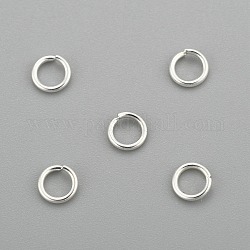 304 кольца прыжок из нержавеющей стали, открытые кольца прыжок, серебряные, 21 датчик, 4x0.7 мм, внутренний диаметр: 2.6 мм