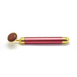 Синтетические электрические массажные палочки Goldstone, массажная палочка (без батареи), подходит для батареи, с цинкового сплава нахождения, массажные инструменты, с коробкой, 155x16 мм