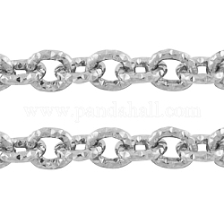Алюминиевых кабелей цепи, несварные, овальные, темно-серый, 7x6x1.5 мм