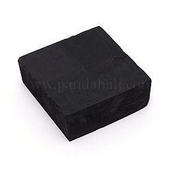 四角いブロックゴム  ダンピングマット  ブラック  10x10x4cm