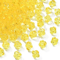 Perles en acrylique transparente, lanterne, or, 8.5x10x9.5mm, Trou: 1.5mm, environ 1290 pcs/500 g