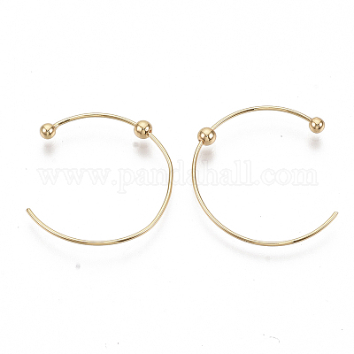 Латунь серьги KK-S355-045-NF-1