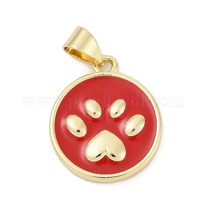 Латунь эмаль подвески KK-G522-45G-02-1