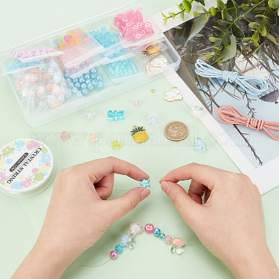 Набор для изготовления браслета из искусственного жемчуга своими руками DIY-AR0002-75-1