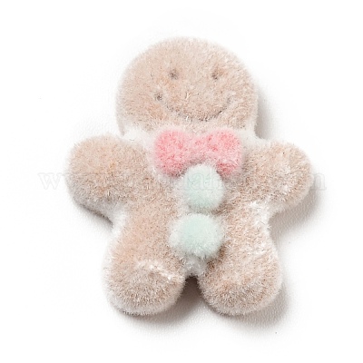 Кабошоны из непрозрачной рождественской смолы RESI-G042-A01-1