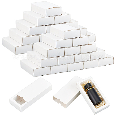 Scatole pieghevoli in carta kraft per cassetti&nbsp;CON-WH0110-66B-1