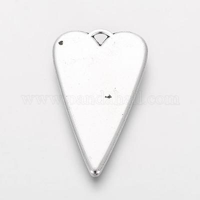 Тибетский стиль сплава сеттинги кабошон большой кулон LF11251Y-1