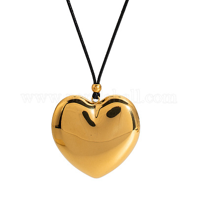 Стильные ожерелья из нержавеющей стали с подвеской в форме сердца для женщин LT7996-1