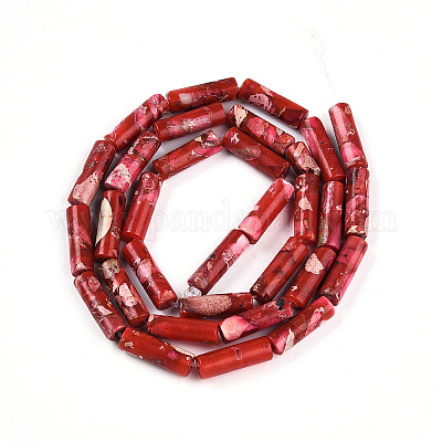 Синтетические имперские нитки из бисера яшмы G-S322-002C-1-1