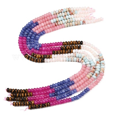 Нити из натурального тигрового глаза&nbsp;G-Z135-C08-1