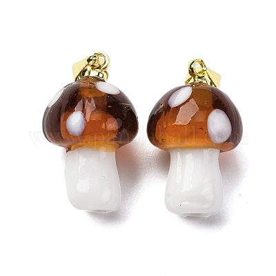 Подвески лэмпворк ручной работы LAMP-S069-08G-05-1