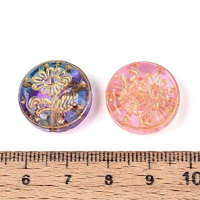 Стеклянные бусины GLAA-T028-09-1