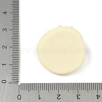 Симпатичные кабошоны из непрозрачной смолы RESI-L046-D02-1