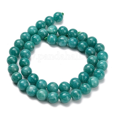 Природный советская амазонит бисер нитей G-C259-B08-8mm-1