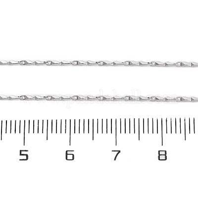 Ожерелья из текстурированной латунной цепочки NJEW-D302-65P-1