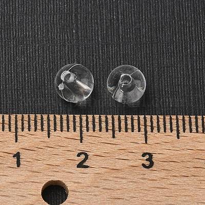 Прозрачные акриловые бусины&nbsp;X-PL526_6MM-1