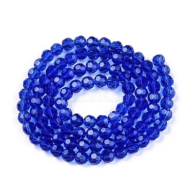 Прозрачные стеклянные бусины EGLA-A035-T6mm-D21-1