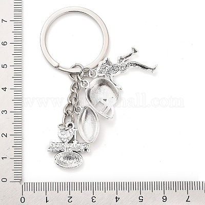 Брелки из цинкового сплава KEYC-I118-01ASP-02-1